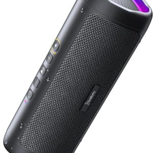 Bluetooth Speaker, 20W HD Sound, Portable Wireless, IPX5 Waterproof, Up to 24H Playtime, TWS Pairing, for Home/Party/Outdoor/Camping/Beach Essentials, Electronic Gadgets, Birthday Gift (Black)