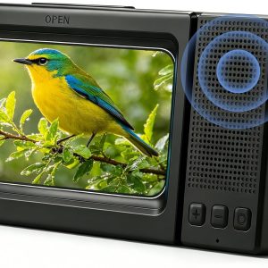 Shower Phone Holder with Wireless Bluetooth Speaker,IPX6 Waterproof Case